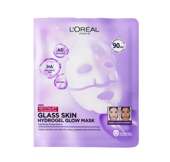 Revitalift Glass Skin Hydrogel Glow Mask 1