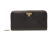 PRADA Black Large Saffiano Leather Wallet 1