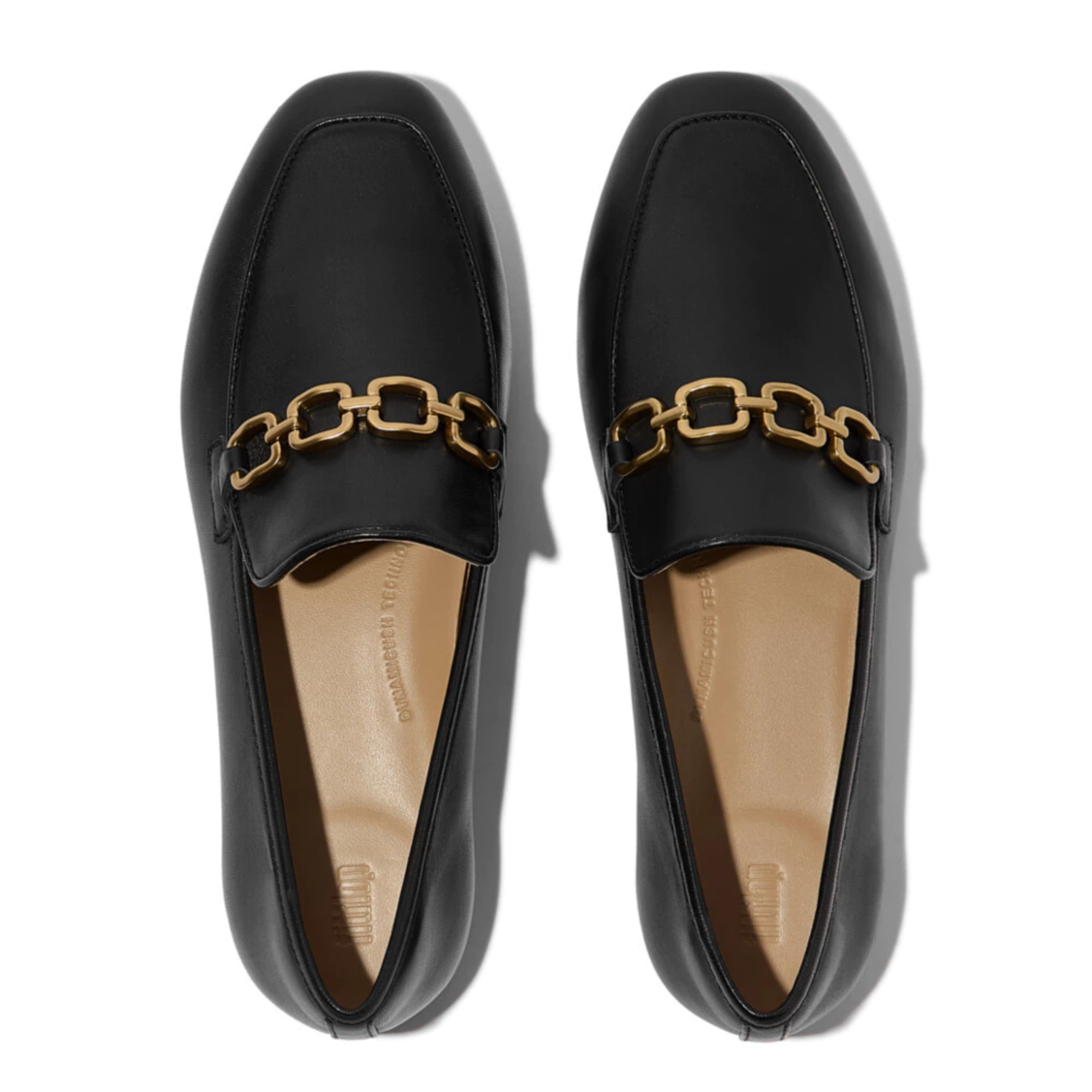 DELICATO SQUARE-CHAIN LOAFERS 2