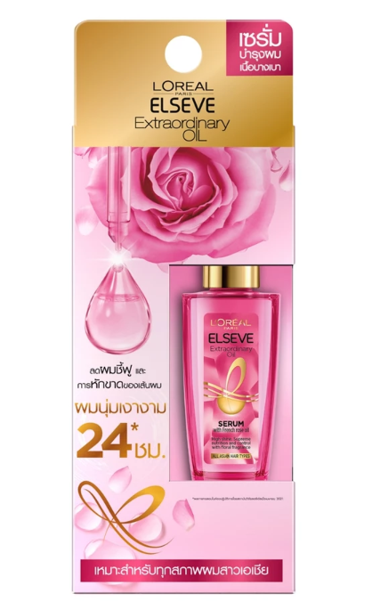 น้ำมันใส่ผม Elseve Extraordinary Oil With French Rose Oil 2