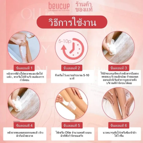 ครีมกำจัดขน 2in1 Hair Removal Body & Bikini Line 3