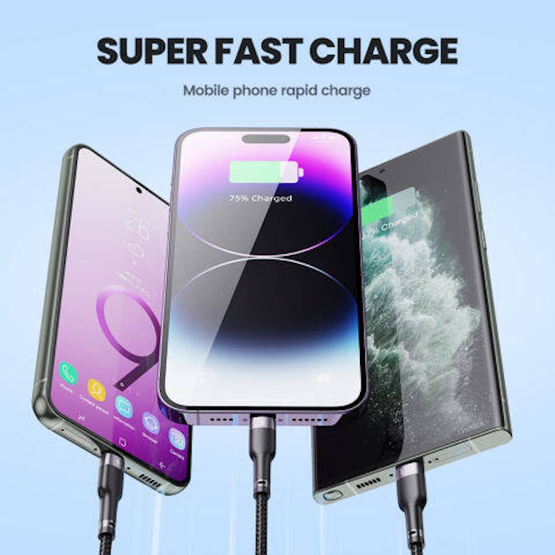 สาย USB 3 In 1 สำหรับชาร์จเร็ว 3