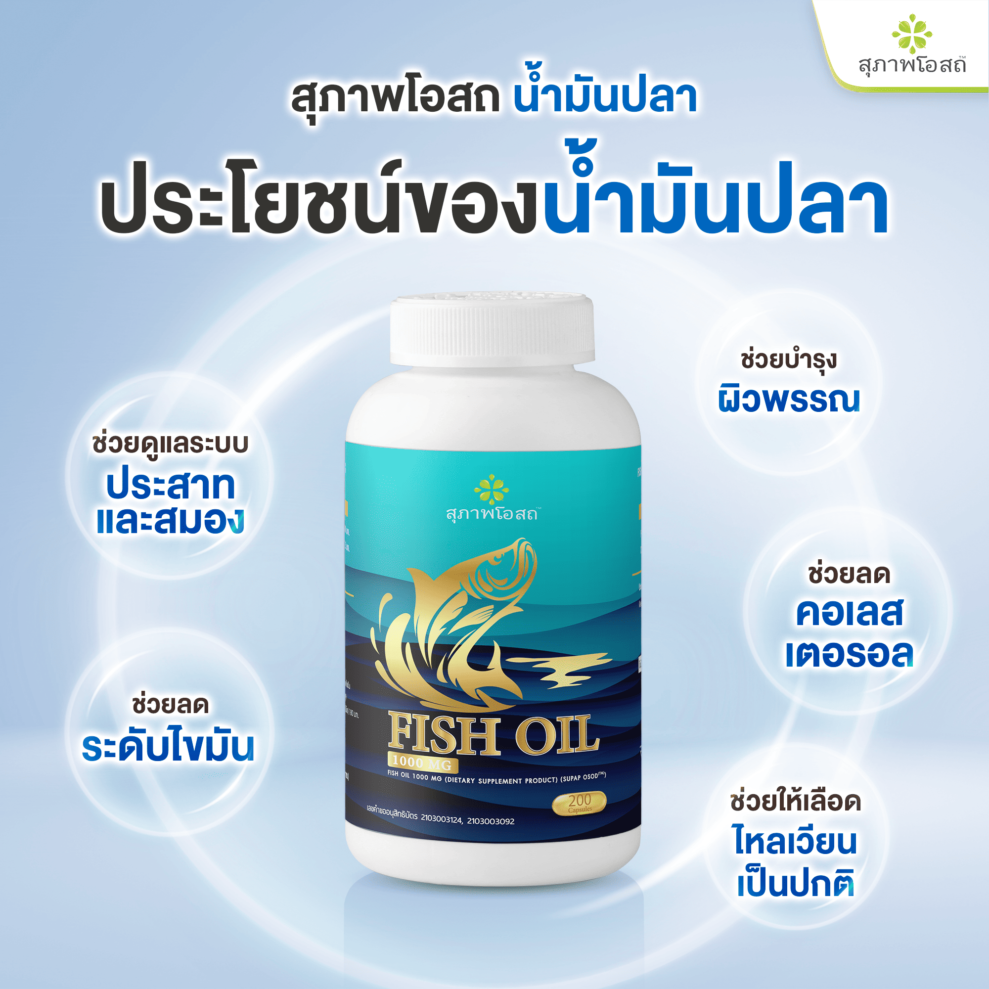  Fish Oil น้ำมันปลา  2