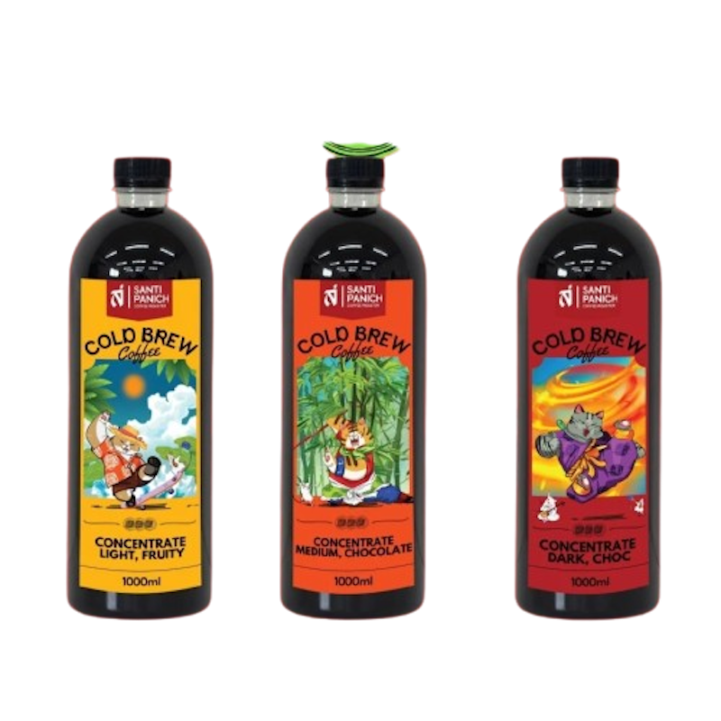 กาแฟสกัดเย็นเข้มข้น Cold Brew Coffee Concentrate 1