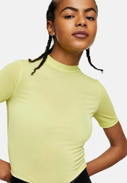  เสื้อซีทรู Yellow Premium Sheer Top 3