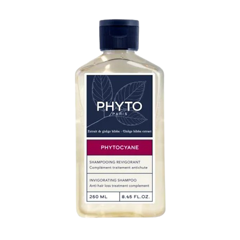 แชมพู สำหรับผู้หญิง ที่กังวลเรื่อง ผมขาดหลุดร่วง Phytocyane Invigorating Shampoo 1