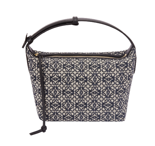 กระเป๋า Loewe รุ่น Small Cubi Bag In Anagram Jacquard And Calfskin 4