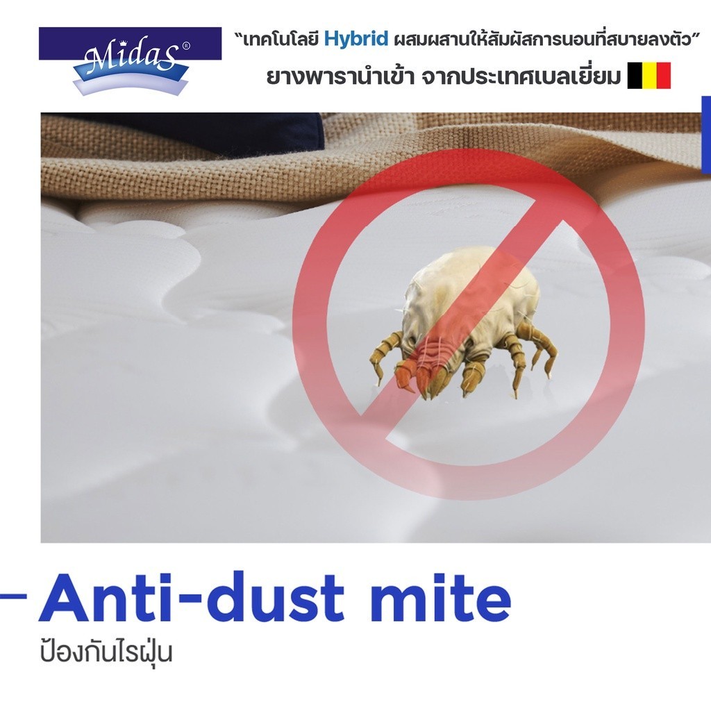 ที่นอนยางพาราแท้ รุ่น Rejuvenite 5 ฟุต 4
