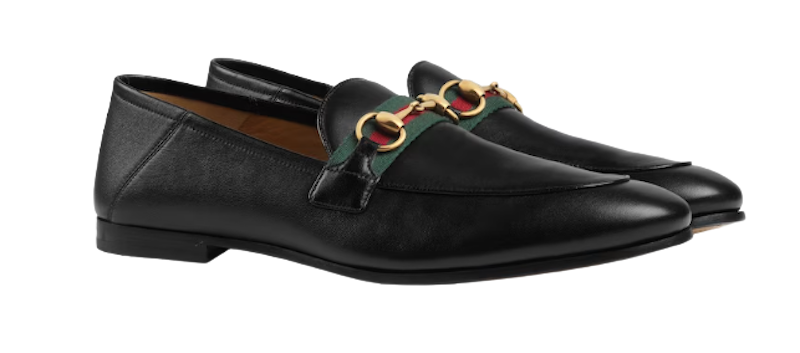 Men's Leather Horsebit Loafer With Web 2