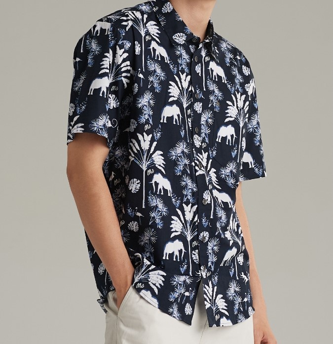 เสื้อเชิ้ตผู้ชายแขนสั้น MSSZ215 2