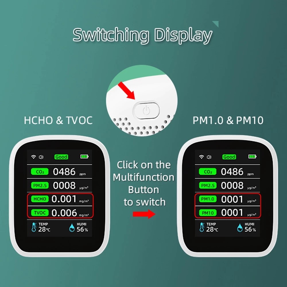 Wifi Portable Air Quality Meter 3