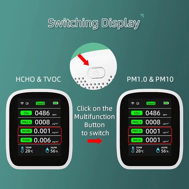 Wifi Portable Air Quality Meter 3