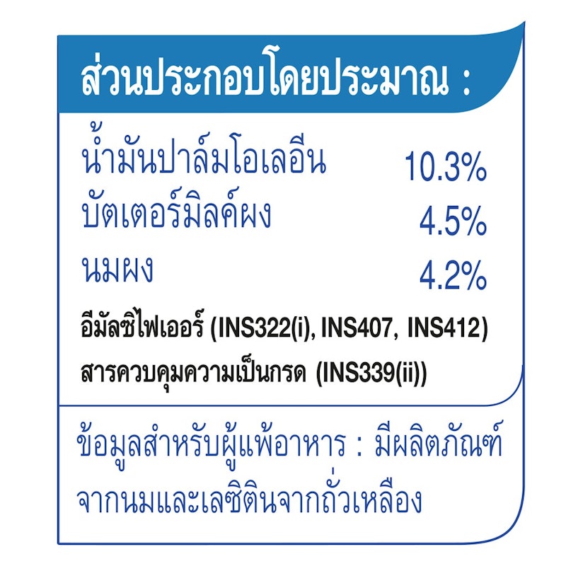 ครีมเทียมพร่องไขมัน สำหรับอาหารและเบเกอรี 2