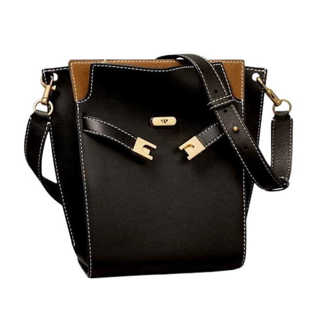 กระเป๋า Tory Burch รุ่น Lee Radziwill Pebbled Double Bucket 4