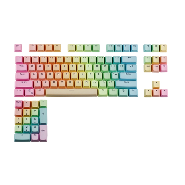 ปุ่มคีย์แคป แต่งคีย์บอร์ด PBT Backlight Keycaps  2