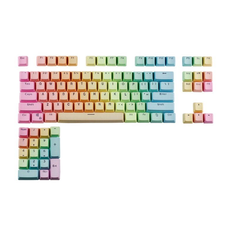 ปุ่มคีย์แคป แต่งคีย์บอร์ด PBT Backlight Keycaps 2