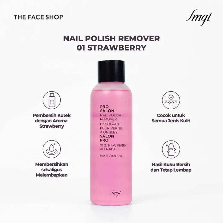 Pro Salon Nail Polish Remover 01 Strawberry 2