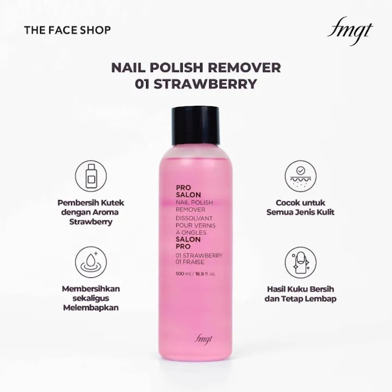 Pro Salon Nail Polish Remover 01 Strawberry 2