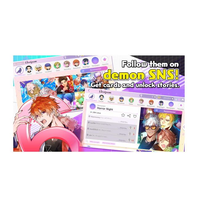 เกมมือถือญี่ปุ่น Obey Me! - Anime Otome Sim 3