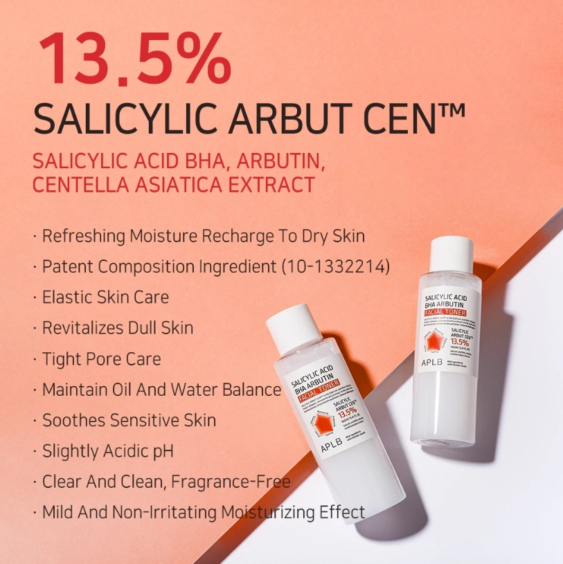 Salicylic Acid BHA Arbutin Facial Toner 2