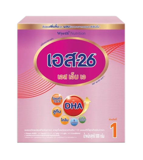 นมผง SMA 360° SMART CARE สูตร 1
