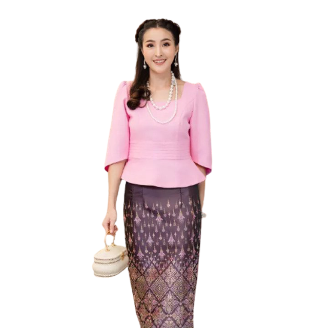 10 ชุดไทยประยุกต์ ปี 2026 เรียบหรู ทันสมัย ออกงานได้ 1