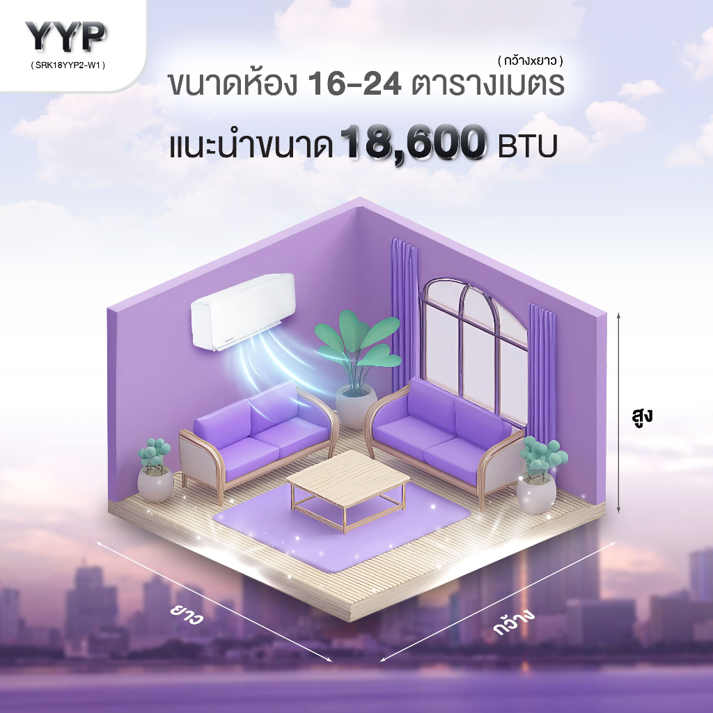 แอร์ติดผนัง Standard Inverter 3