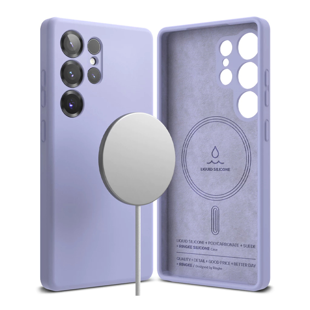เคสสำหรับ Galaxy S25 รุ่น Silicone Magnetic 1
