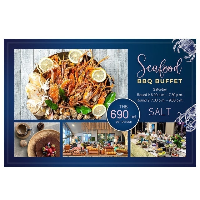บุฟเฟ่ต์ซีฟู้ด พัทยา Salt Restaurant 2