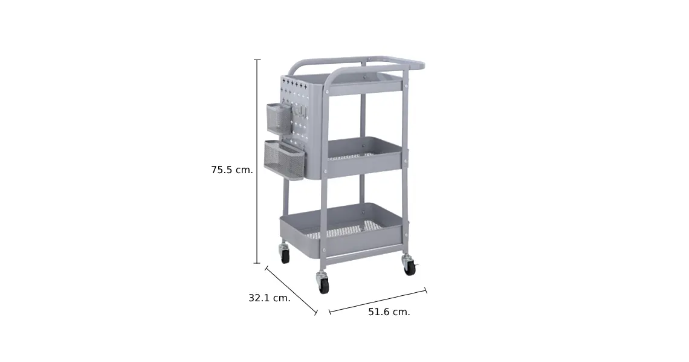 INDEX LIVING MALL HOWARD 3-Tiers storage cart 6
