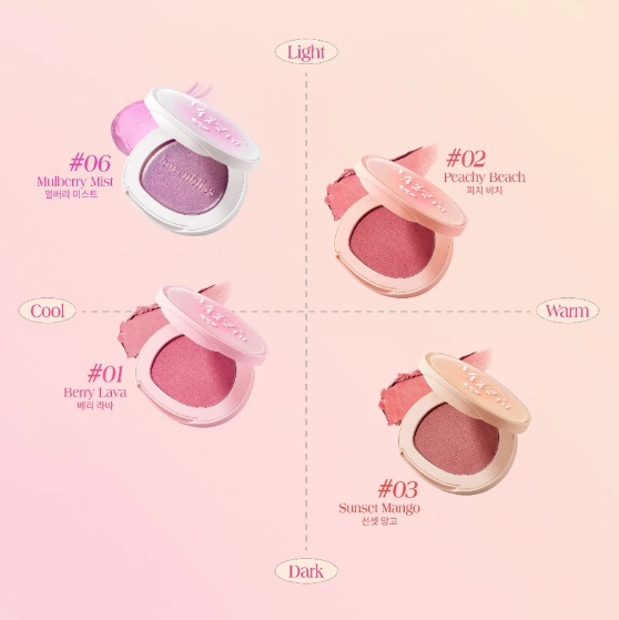 Moist Mochi Paste Powder Blush 2