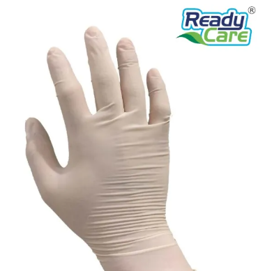 ถุงมือยางธรรมชาติแบบมีแป้ง 2