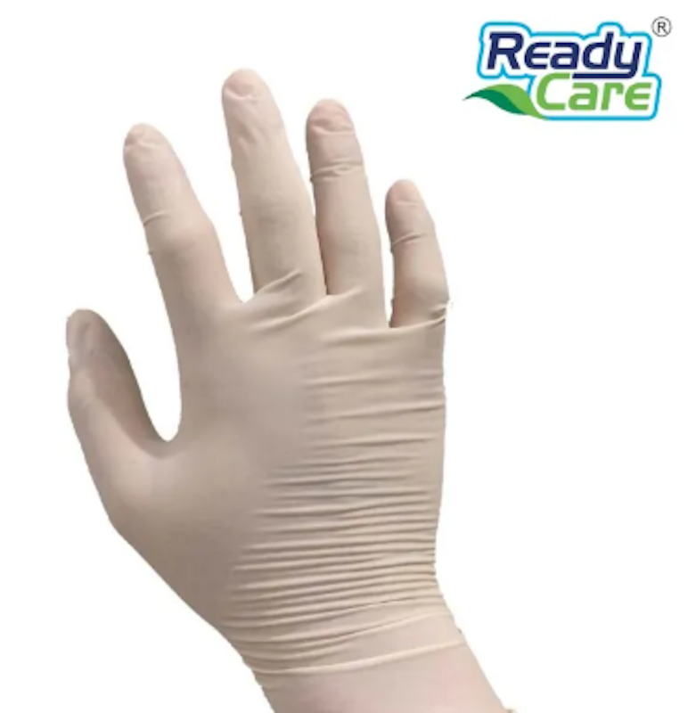 ถุงมือยางธรรมชาติแบบมีแป้ง 2