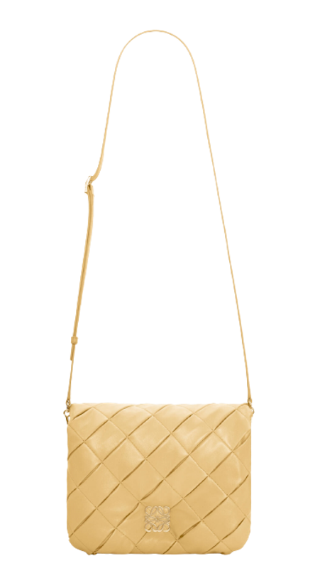 กระเป๋า Loewe รุ่น Puffer Goya Bag In Pleated Shiny Nappa Lambskin 5