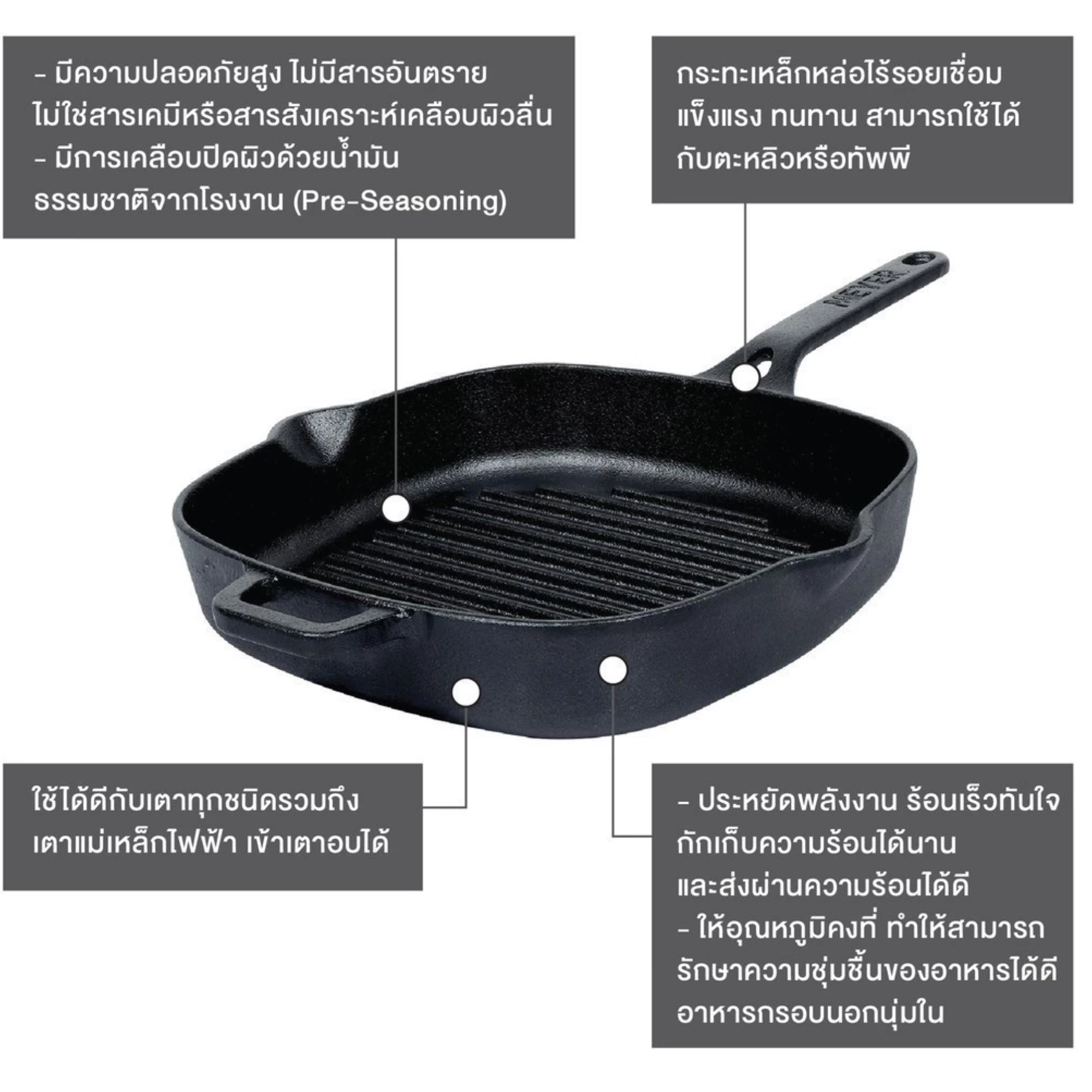 Cast Iron Grill Pan 3