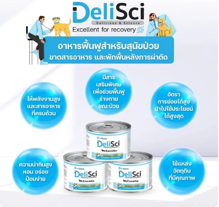 Excella For Dogs อาหารฟื้นฟูสำหรับสุนัขป่วย 2