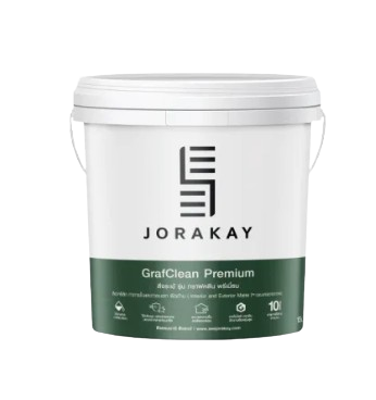 สีทาอาคารชนิดฟิล์มด้าน GrafClean Premium 1