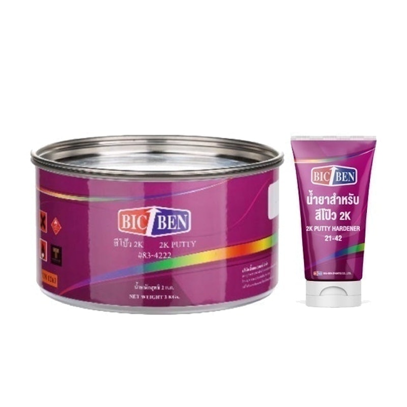 สีพ่นรถยนต์ 2k ชุดสีโป๊วรถยนต์ รุ่น 83 - 4005 1