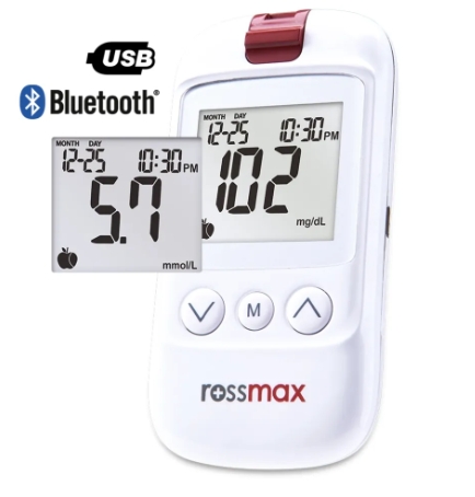 เครื่องวัดระดับน้ำตาลในเลือด รุ่น HS200 1