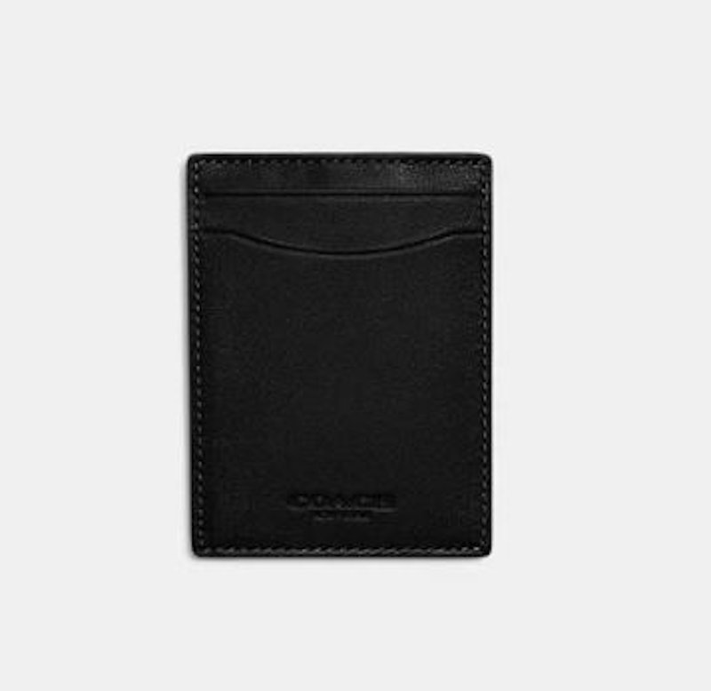 Money Clip Card Case สีดำ 3