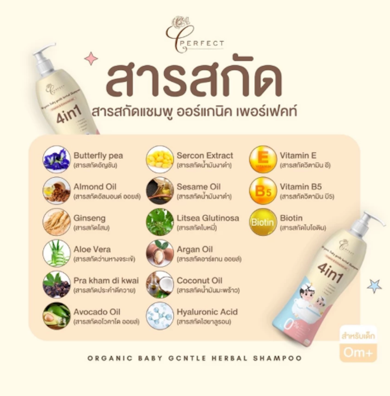 Organic Baby Gentle Herbal Shampoo 2