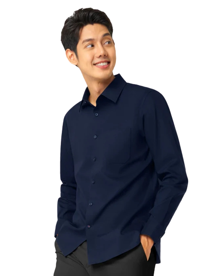 เสื้อเชิ้ต Slim Fit รุ่น GQWhite 4