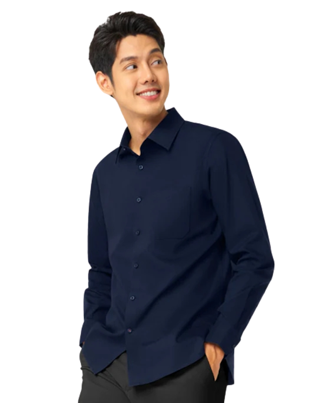 เสื้อเชิ้ต Slim Fit รุ่น GQWhite 4