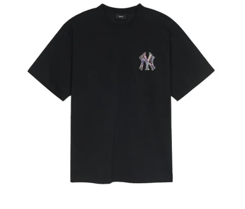 Unisex Basic Colorful Mega Logo Oversized-Fit T-Shirt 1