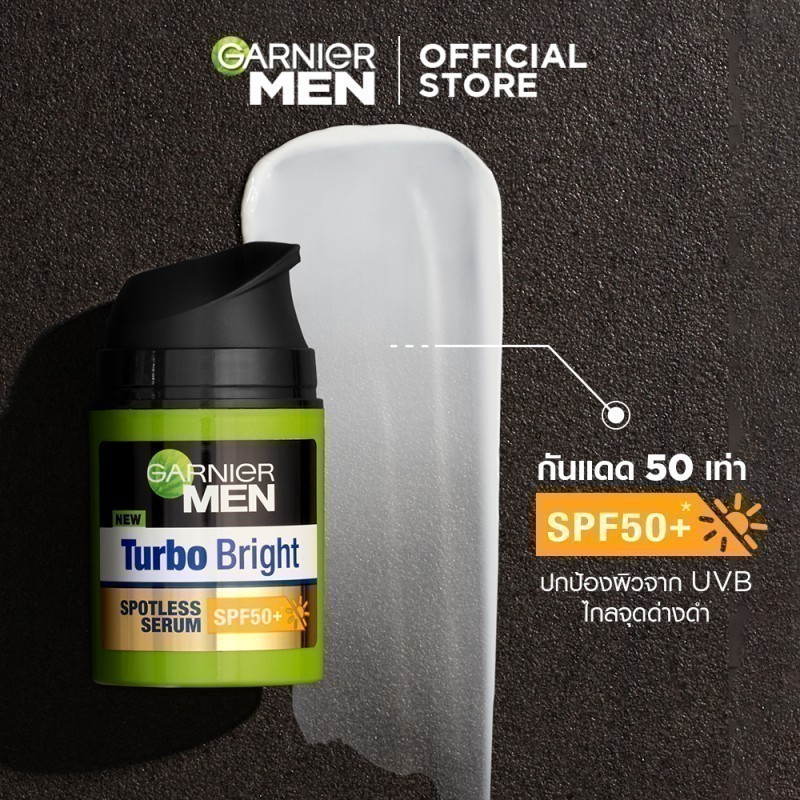 Men Turbo Bright Spotless Serum SPF50+  2