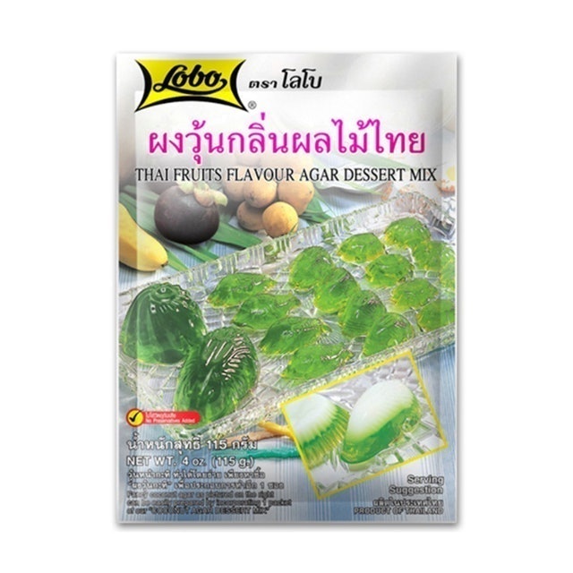 ผงวุ้นอะการ์ กลิ่นผลไม้ไทย 1