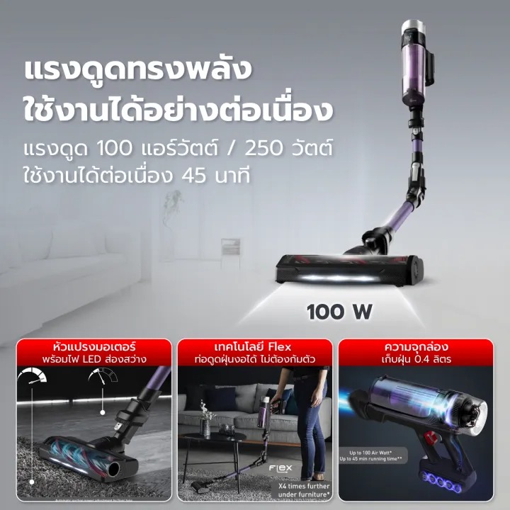 เครื่องดูดฝุ่นไร้สาย X-Force 9.60 Allergy 3