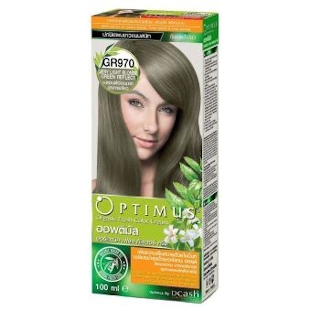 ยาย้อมผมสีเขียว Optimus Color Cream 1