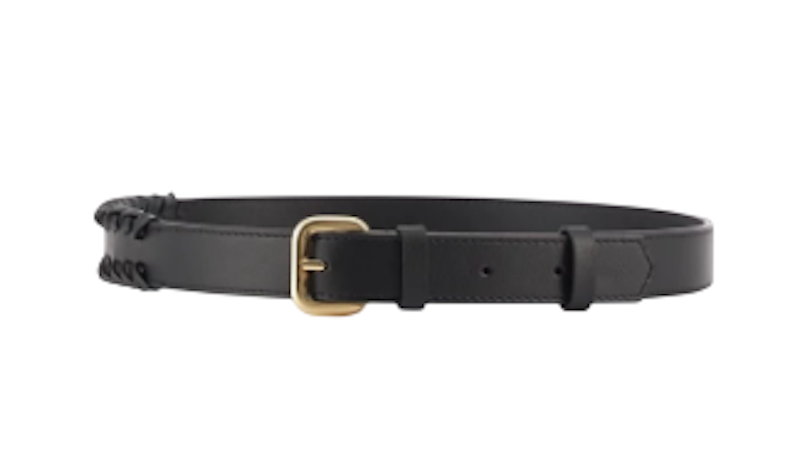 เข็มขัด X Varithorn Small Belt Leather Black 1