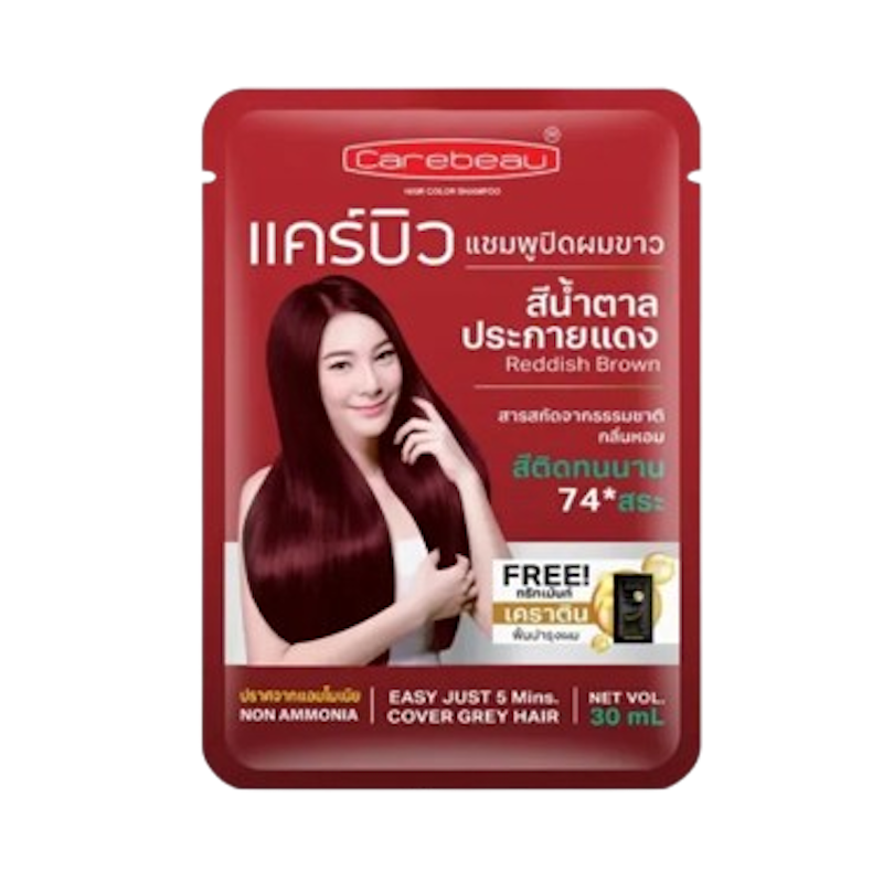 Hair Color Shampoo Reddish Brown 2